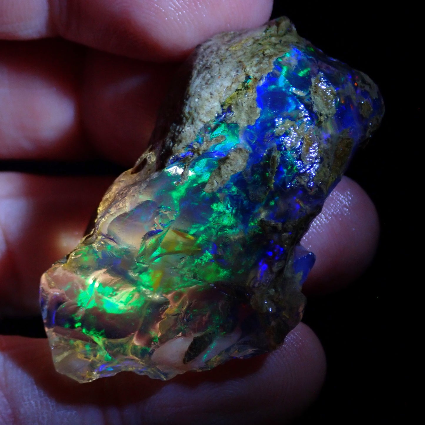 Seltener Klarer Kristall-Opal, Äthiopien - 131.35 ct - 26,27g