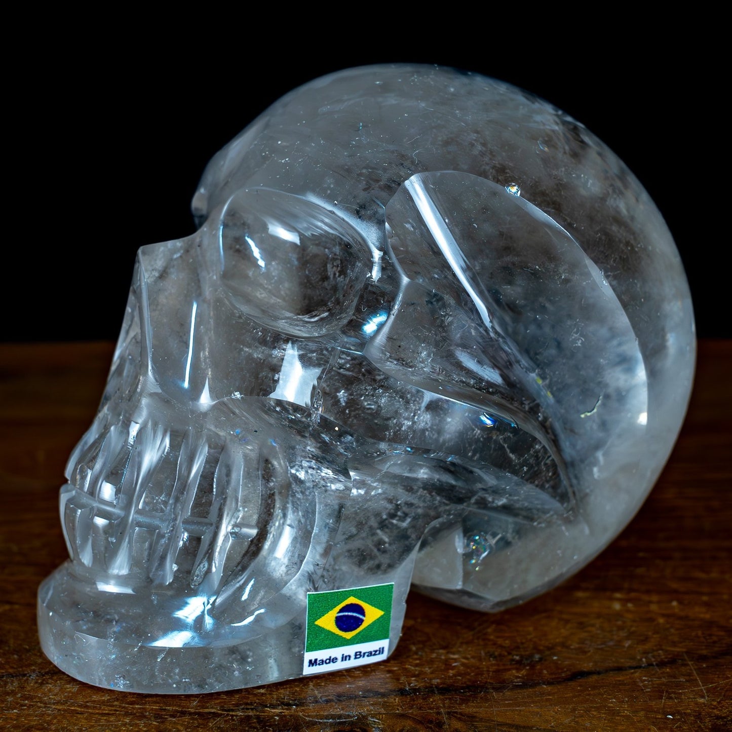 Natürlicher Quarz-Totenkopf, Erster Wahl, Brasilien - 1738,49g