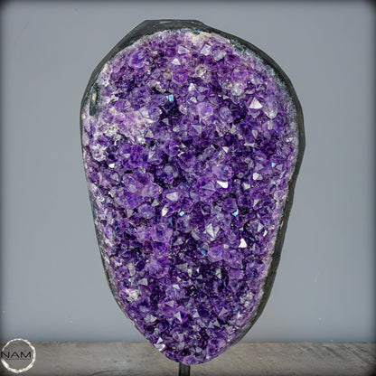 Natürliche Amethyst-Kristalle/Druse auf Ständer - 3254,18g