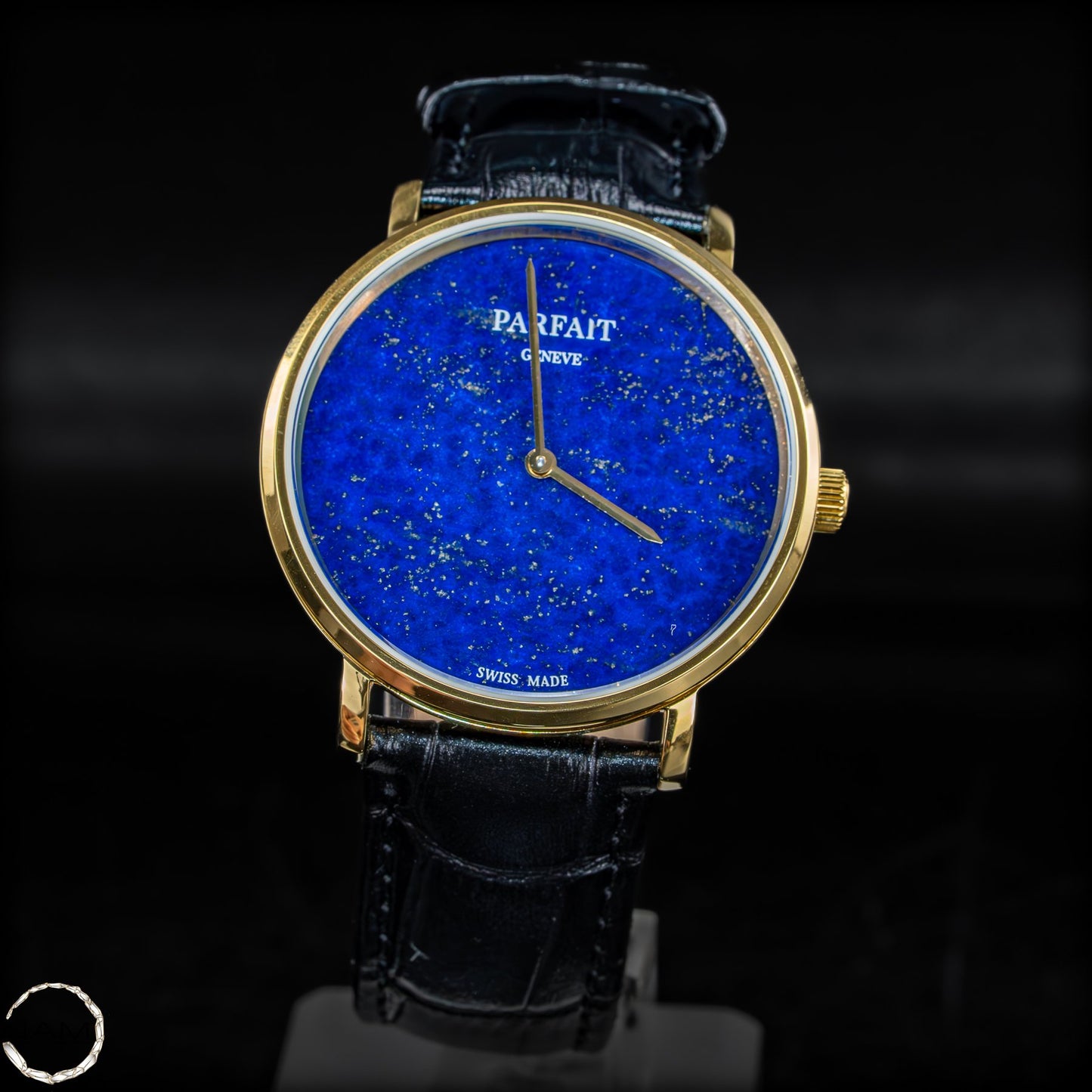 Exklusive Lapis-Lazuli Uhr mit Schweizer Uhrwerk - 44,55g 222,75ct