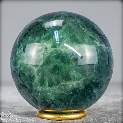 Natürliche Lila-Grüne Fluorit Kugel, China - 1056,01g - 87mm