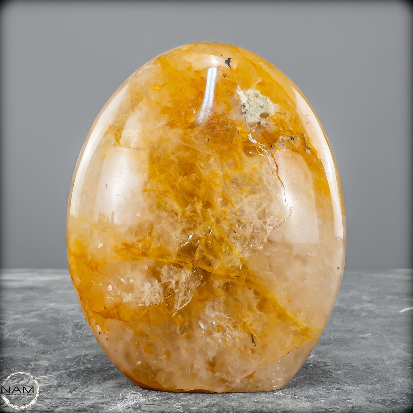 Natürliche Golden Healer Quarz-Kristall Freiform - 749,94g