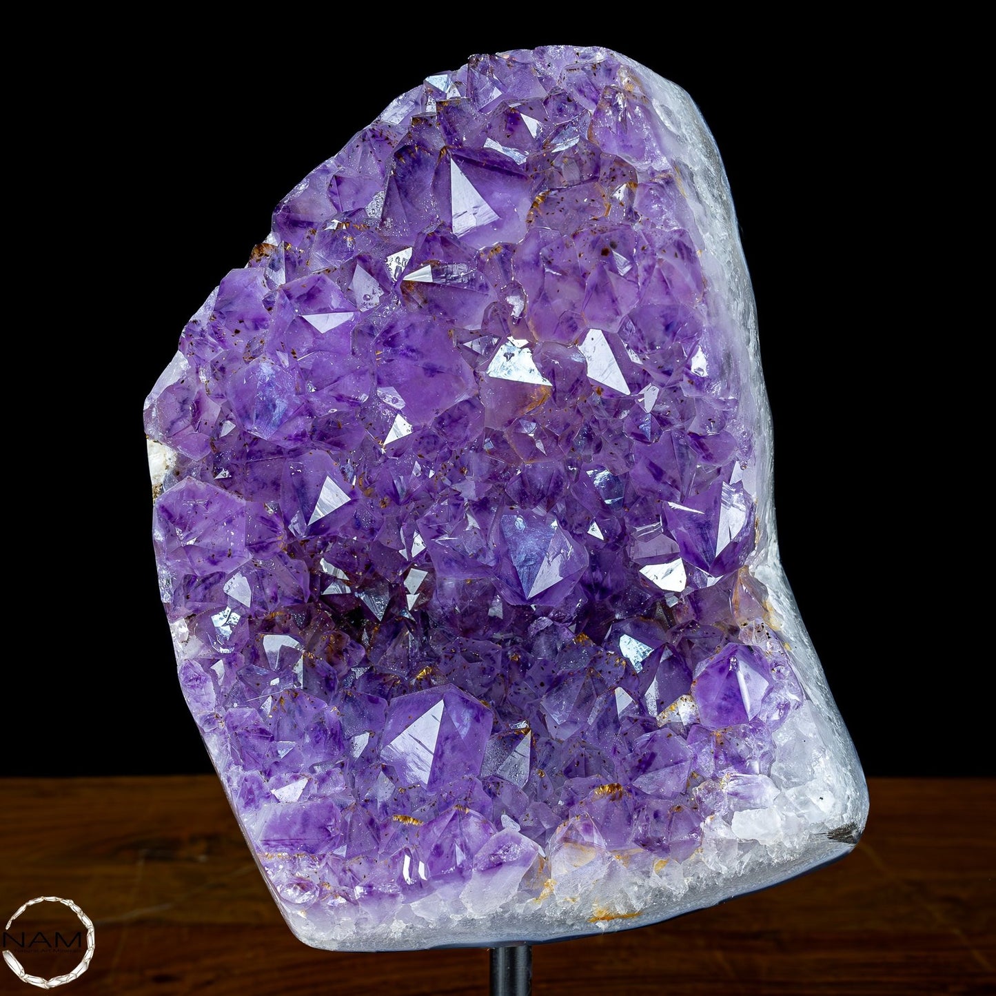 Natürliche Amethyst-Kristalle/Druse auf Ständer - 5093,15g