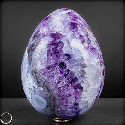 Orca-Amethyst-Ei – Faszinierende Kristallwelten - 3008,47g