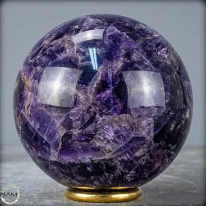 Natürliche Chevron-Amethyst Kristallkugel aus Bolivien - 1106,79g - 94mm
