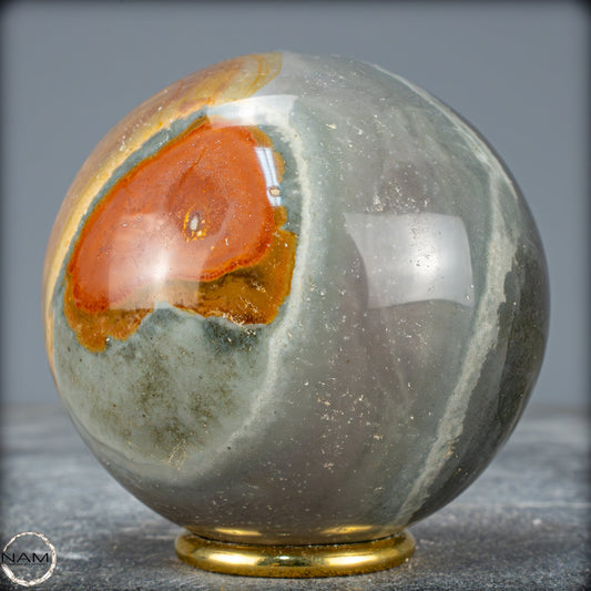 Natürliche Polychrome Jaspis Kristall-Kugel -894,35 g