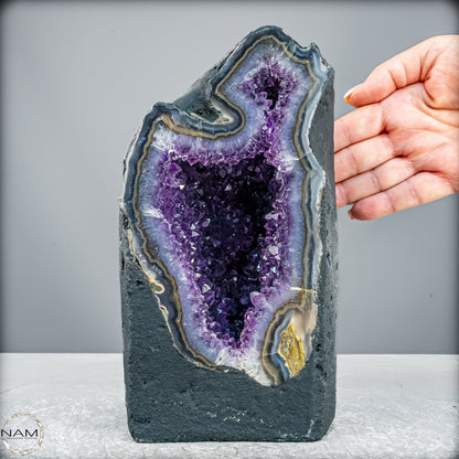 Amethyst-Druse Kathedrale – Naturwunder aus Uruguay – 3833,45g