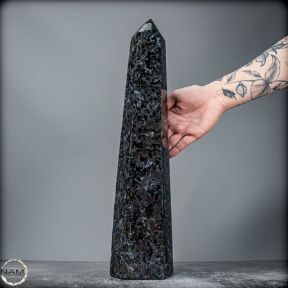 Natürlicher Merlinit (Gabbro) Kristall Obelisk - 4984,28g