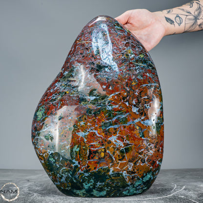 Natürliche Ozean-Jaspis Kristall-Freiform - 8819,47g