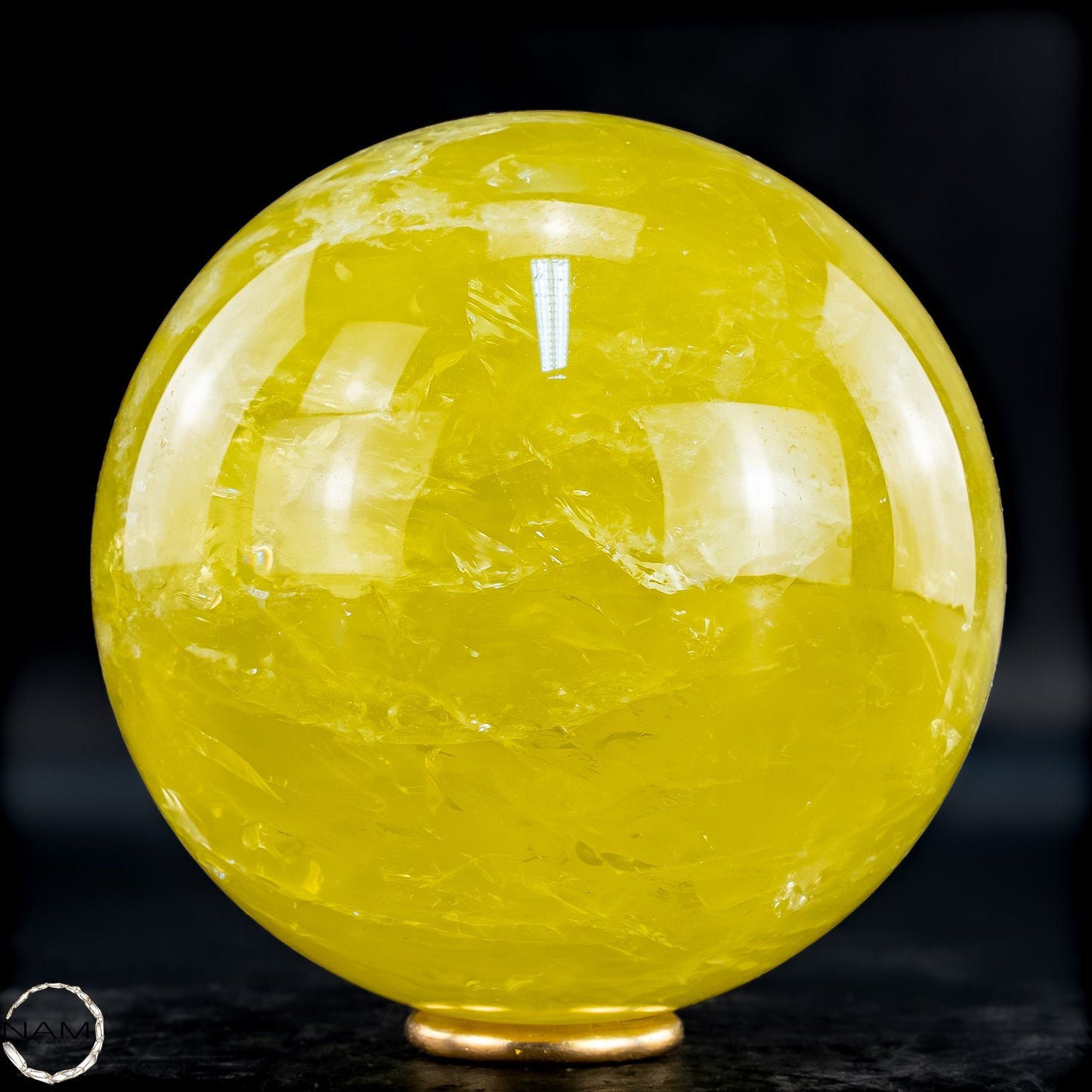 Top Qualität Transparenter Citrin Kristall Kugel - Brasilien - 992,18g