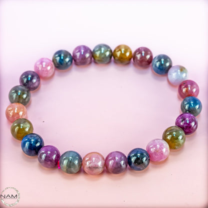 Exklusives Regenbogen-Turmalin Armband  –29,20g 146ct