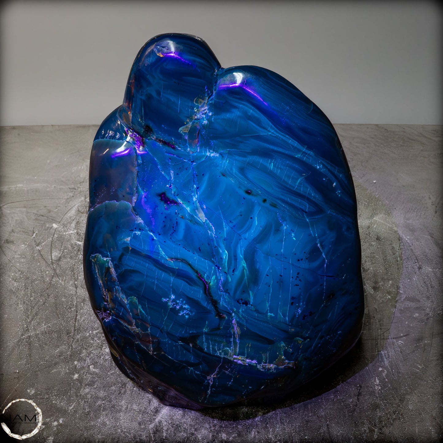 Naturlicher Blau-Roter Bernstein aus Indonesien - 2720,72g
