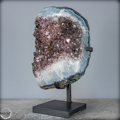 Natürliche Amethyst-Kristalle/Druse auf Ständer - 8581,93g