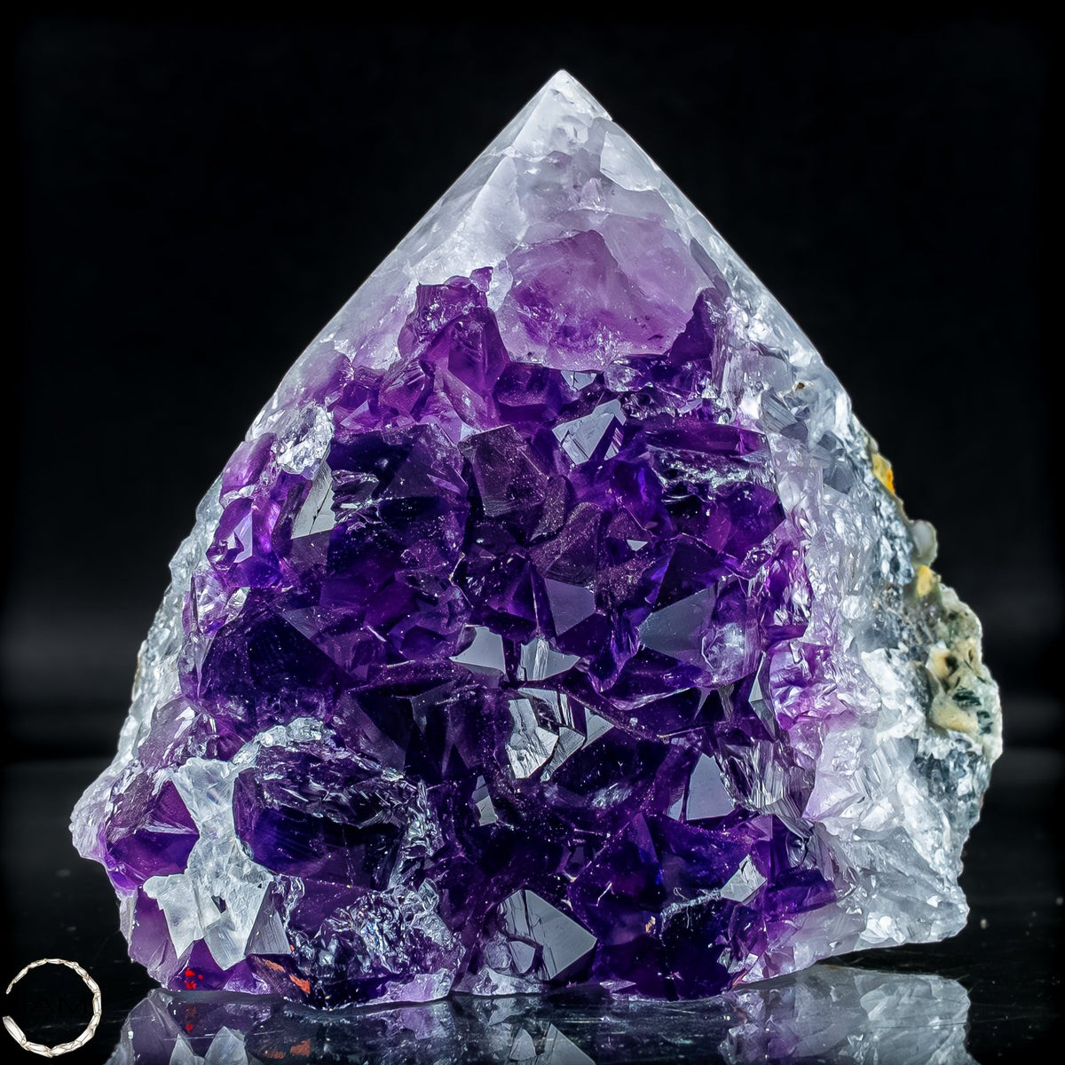 Natürliche Amethyst-Kristall Druse/Spitze - 473,19g