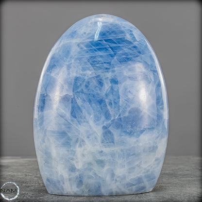Natürliche Blaue Calcit-Kristall Freiform - 821,37g