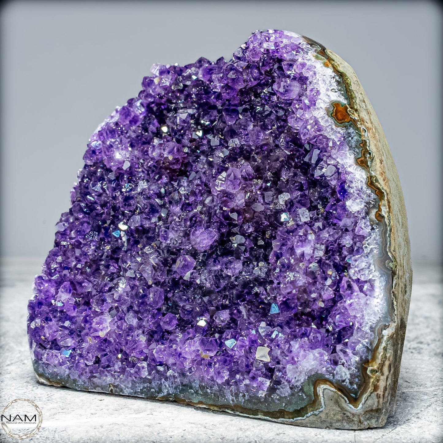 Natürliche Amethyst-Kristall Druse - 815,69g
