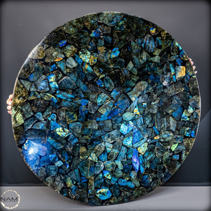 Große Galaxie-Labradorit Tischplatte -17162,22g