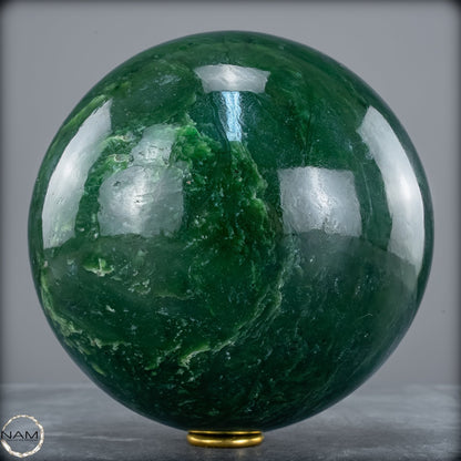 Natürliche Jade-Nephrit Kugel aus Burma -4244,68g