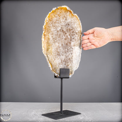 Achat Scheibe  – auf Ständer aus Brasilien - 5798,62g