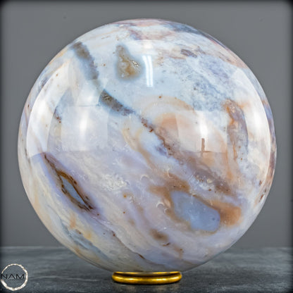 Natürliche Ocean-Jaspis-Achat Kugel - 4829,39g