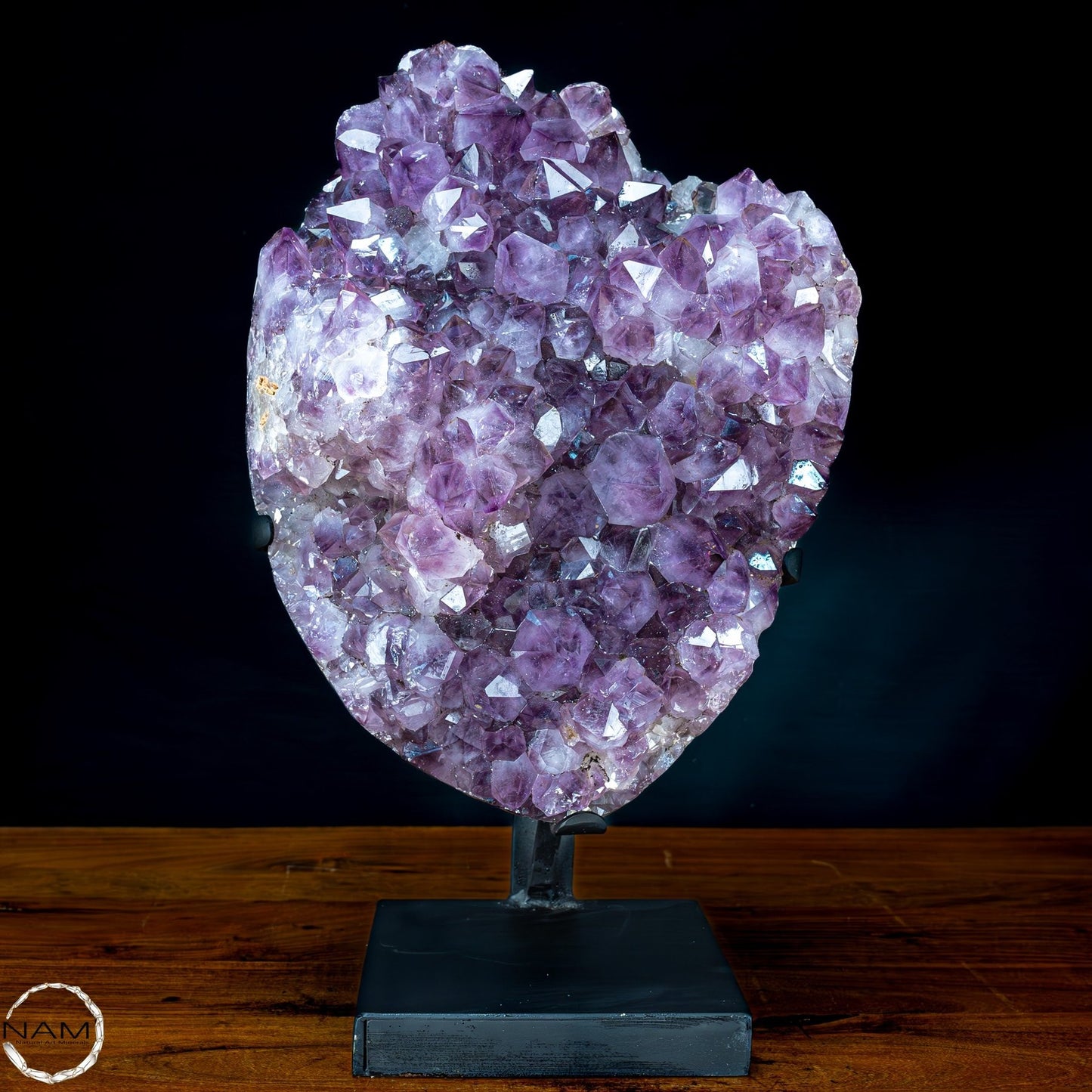 Natürliche Amethyst-Kristalle/Druse auf Ständer - 15604,12g