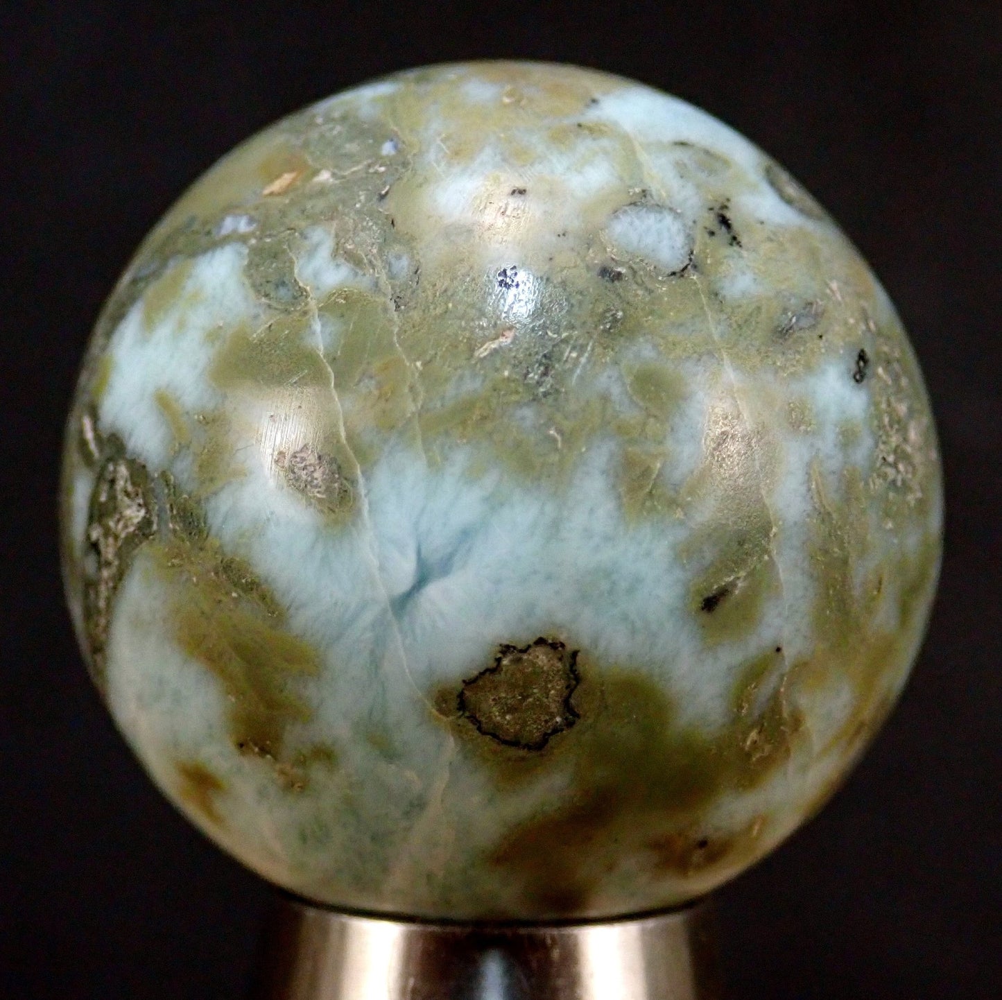 Larimar Kugel - 82,91g - 38mm