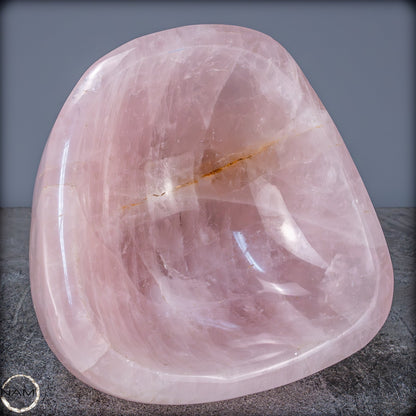 Natürliche Rosenquarz Schale / Schüssel - 4359,15g