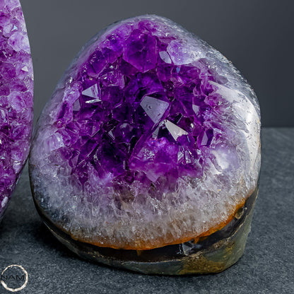 Amethyst-Drusen-Set – Drei einzigartige Kristallwelten – 1641,91g