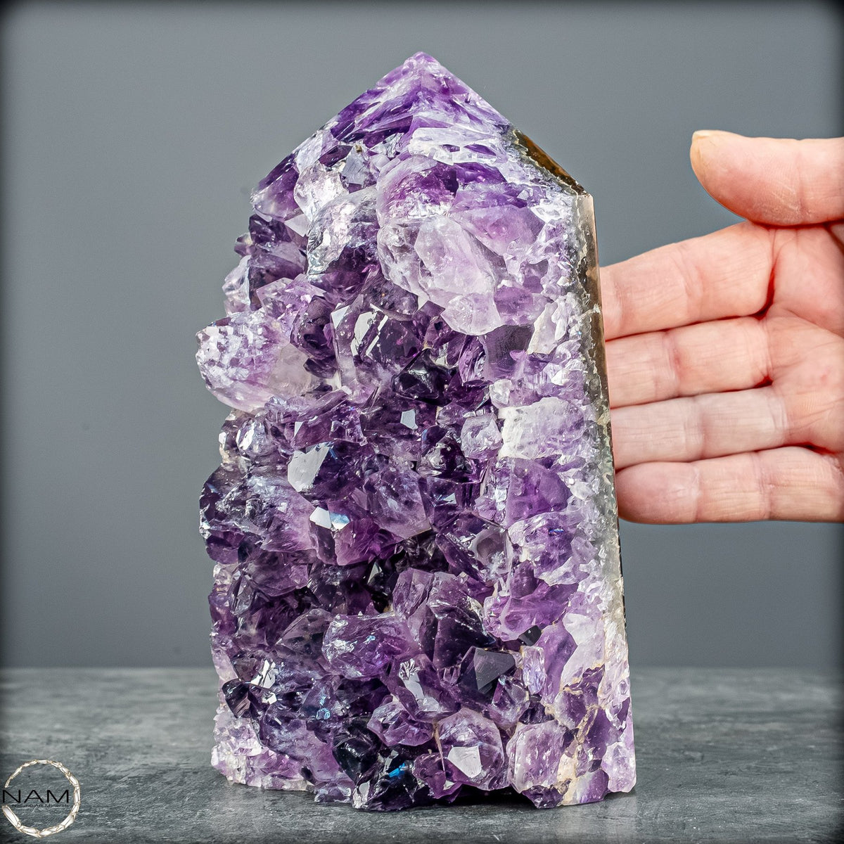 Natürliche Amethyst-Kristall Druse/Spitze -1601,48g