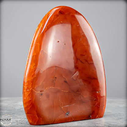 Natürlicher Roter Carneol-Kristall Freiform - 709,46g