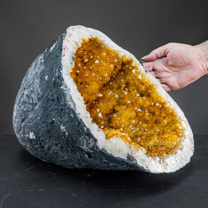Große  Citrin-Quarz Druse, Brasilien - 15601,93g
