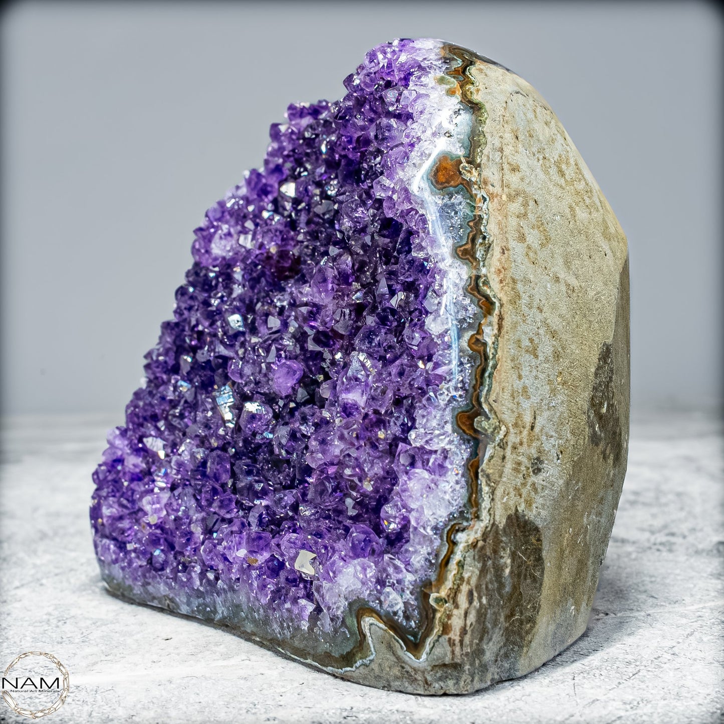 Natürliche Amethyst-Kristall Druse - 815,69g