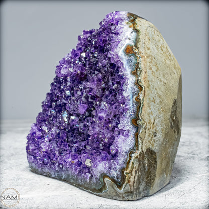 Natürliche Amethyst-Kristall Druse - 815,69g