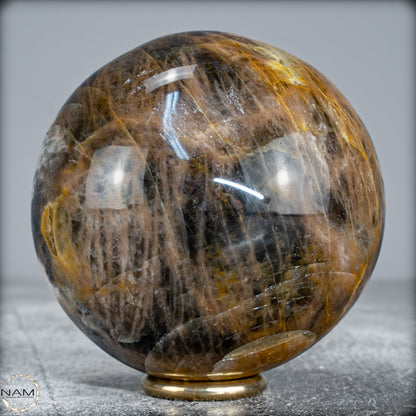 Natürliche Funkelnde Mondstein Kristall-Kugel -618,36g