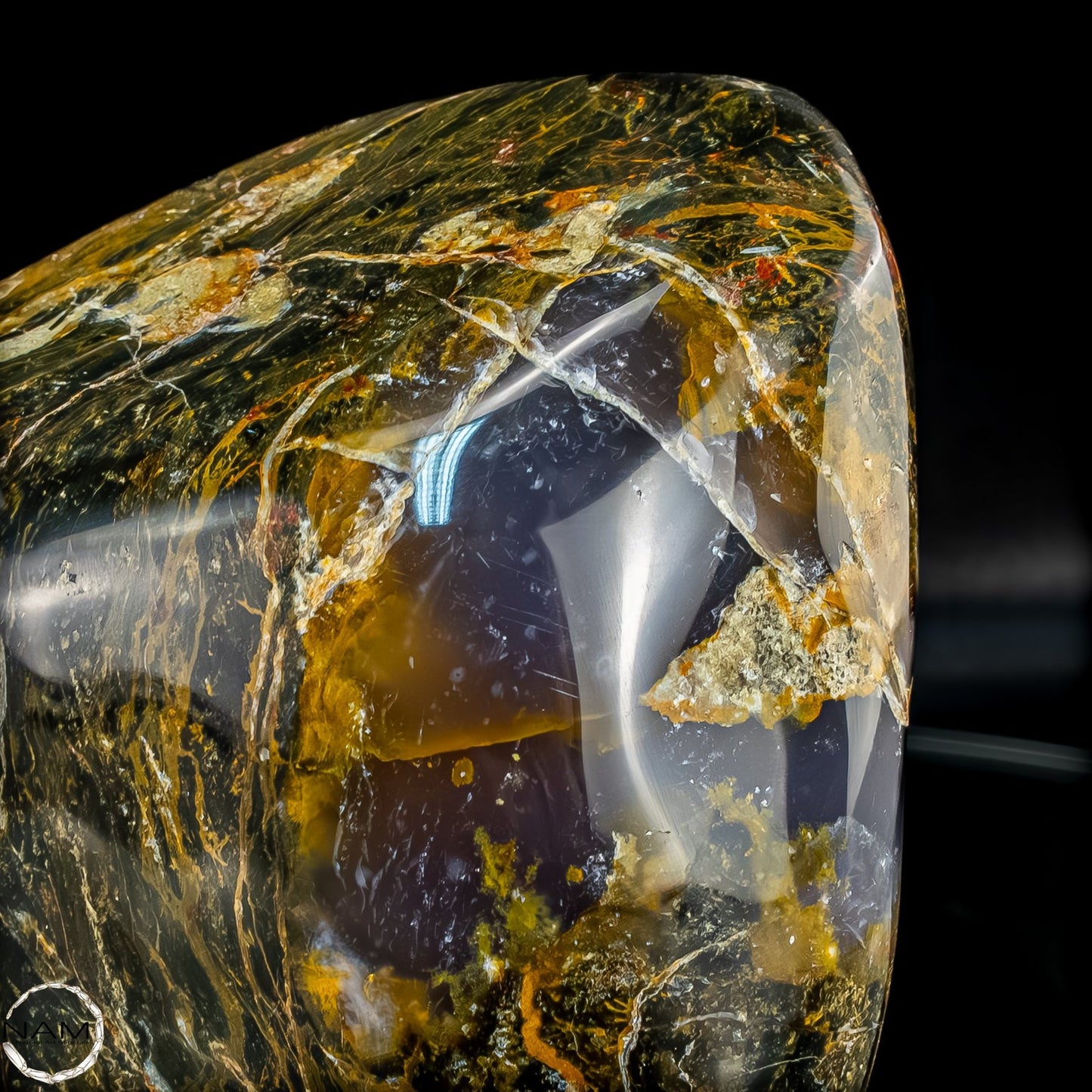 NSchwarze Opal Freiform aus Indonesien – Polierter Edelstein - 1354,64g