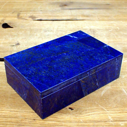 Lapislazuli Schmuckkästchen/Box - 751.19 g - 146×96×47 mm