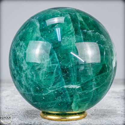 Natürliche Grüne Fluorit Kristallkugel, Spitzenqualität - 1406,15g