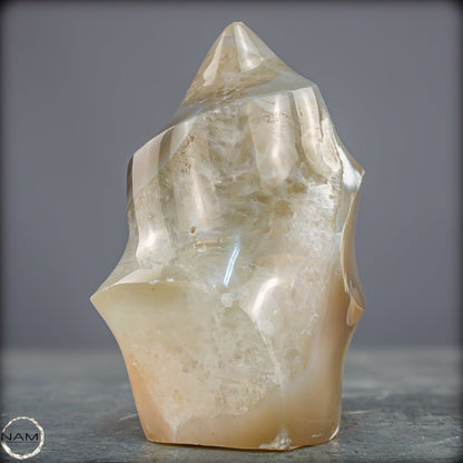 Natürliche Orca-Achat Kristall Flamme aus Brasilien - 811,75g