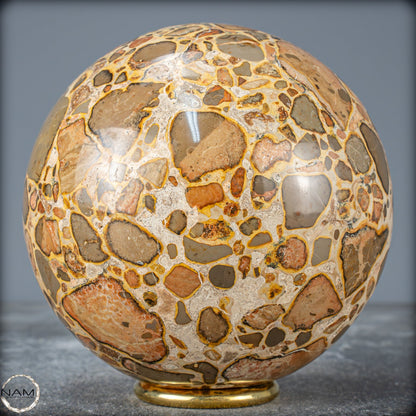 Natürliche Leoparden-Jaspis Kristallkugel - 1542,51 g