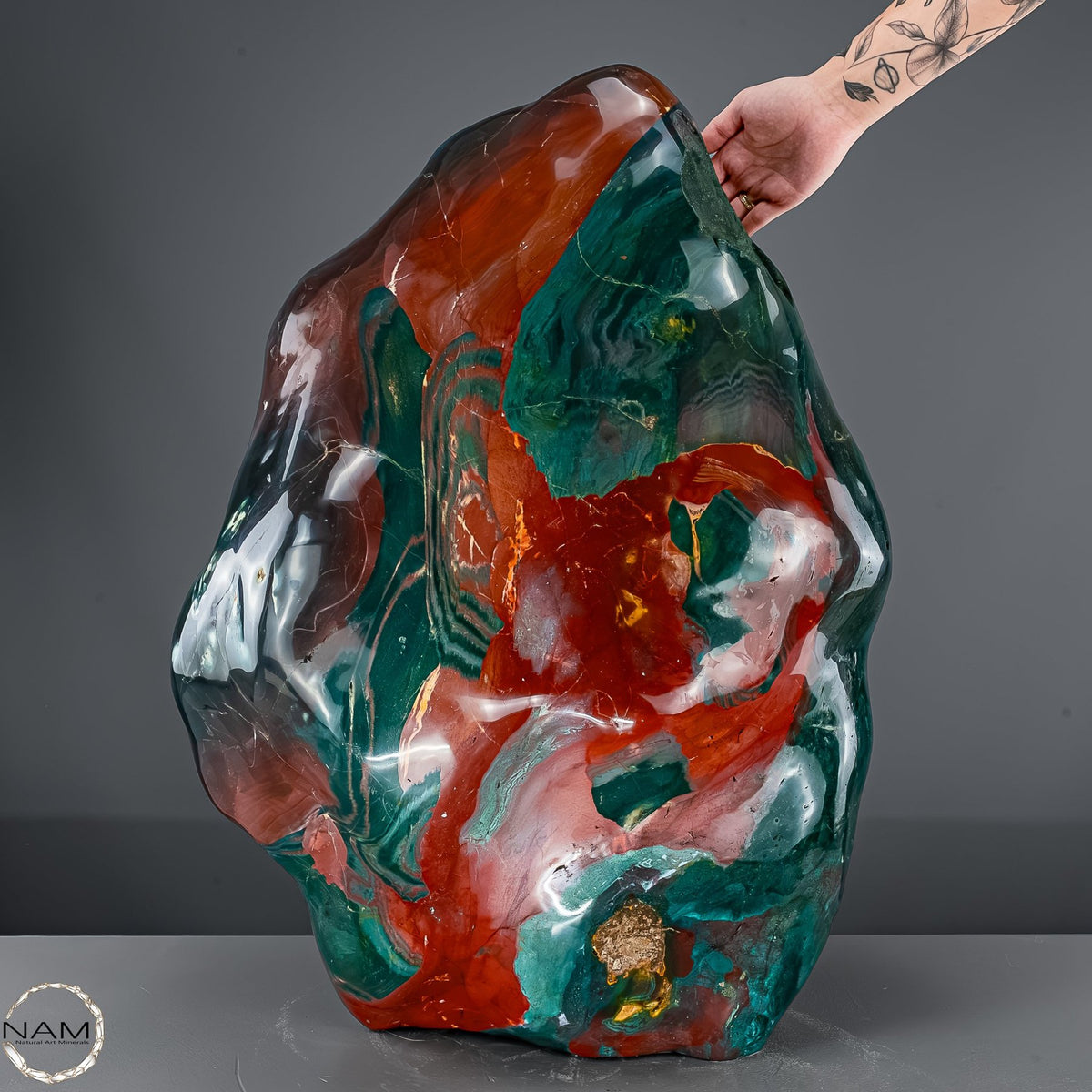 Natürliche Polychrome Jaspis Kristall-Freiform XXL -138557,29g