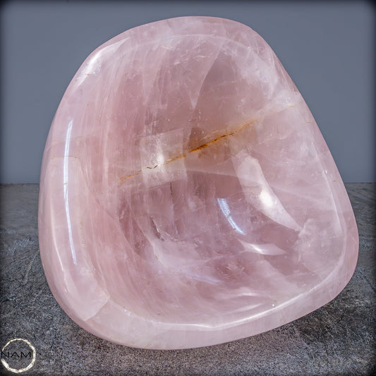 Natürliche Rosenquarz Schale / Schüssel - 4359,15g