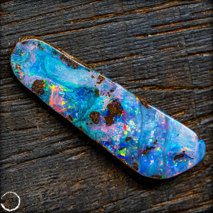 Natürlicher  Boulder Opal aus Australien Edelsteinqualität - 1,85g 9,25ct