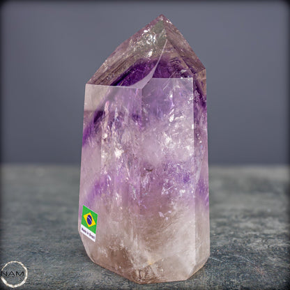 Natürliche, Sehr Seltene Amethyst-Kristall Spitze, Brasilien - 644,19g