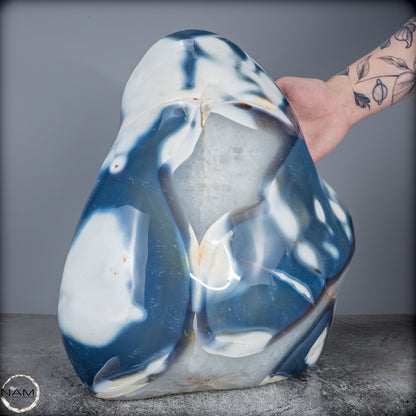 Natürliche Orca-Achat Kristall Freiform aus Brasilien -16215,61g