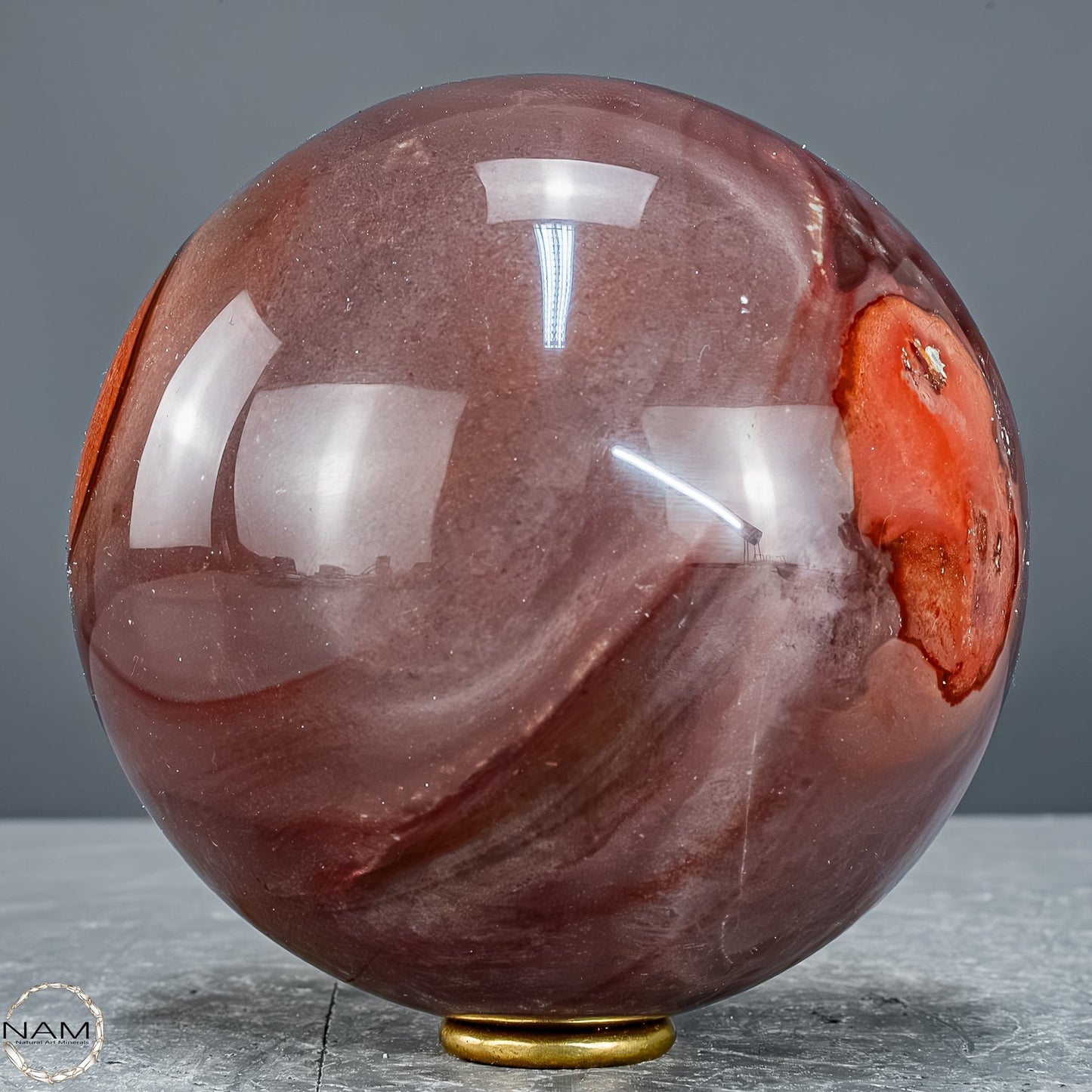Natürliche Polychrome Jaspis Kristall-Kugel -1685,77g