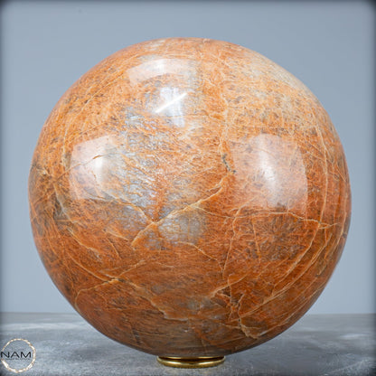 Natürlicher Pfirsich-Mondstein Kristall-Kugel - 9919,91g - 195mm