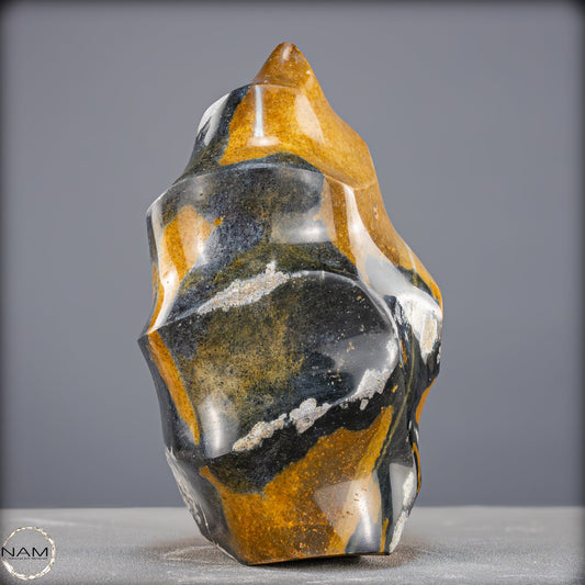 Natürliche Jaspis-Chalcedon Kristallflamme - 2744,83g