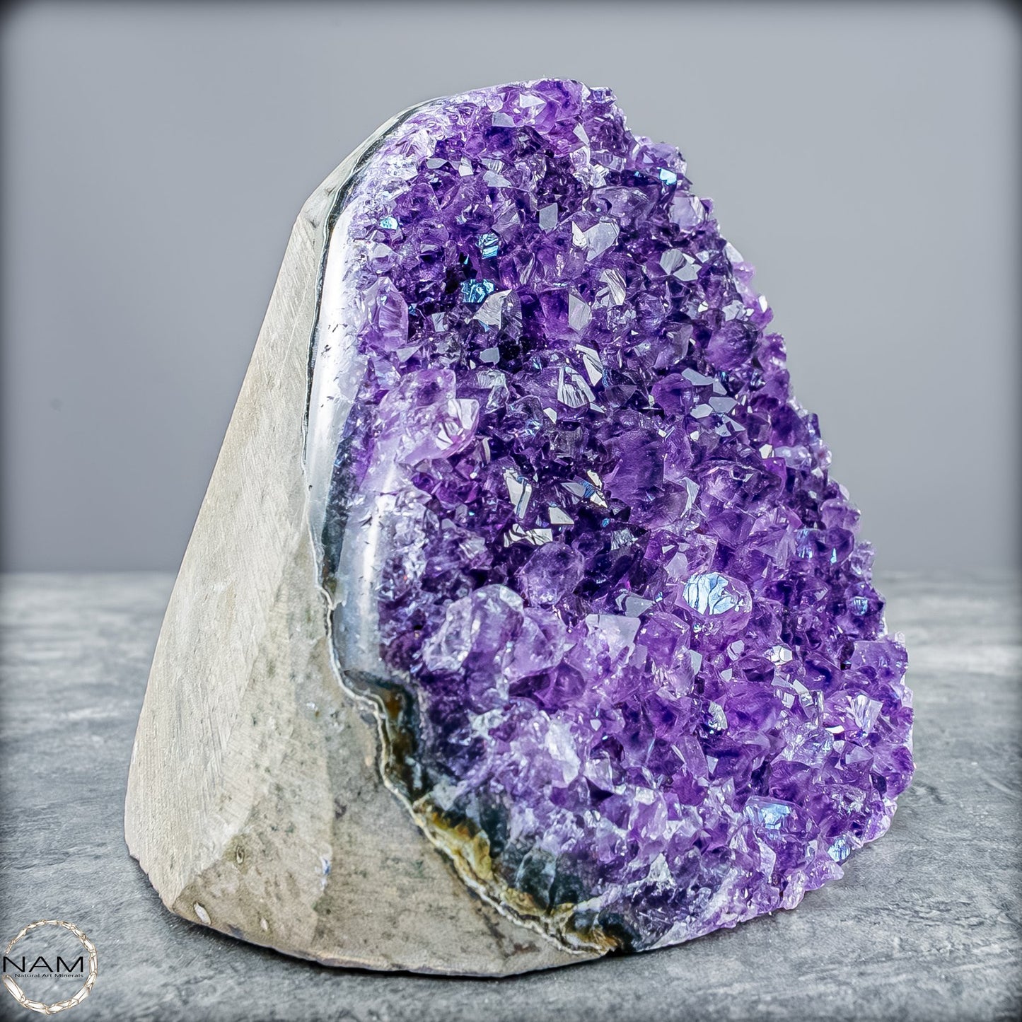 Natürliche Amethyst-Kristall Druse - 782,16g