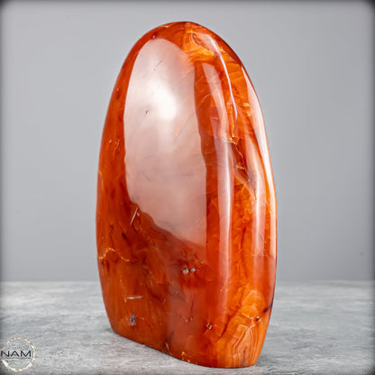 Natürlicher Roter Carneol-Kristall Freiform - 709,46g