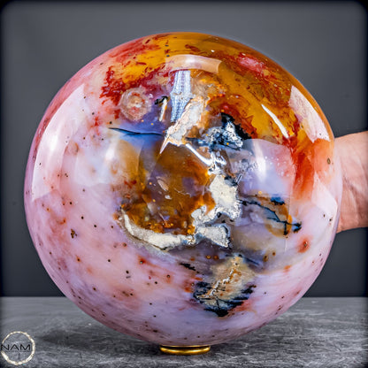 Rosa Opal-Kugel aus Peru - 6203,66g